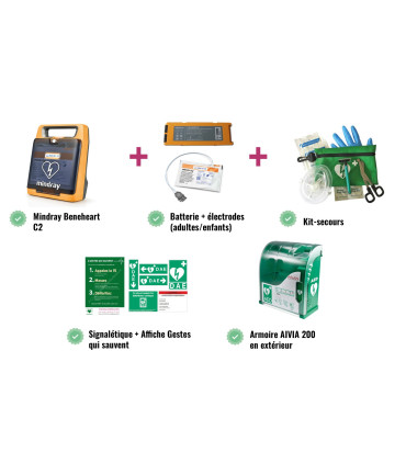 Pack extérieur - DAE Mindray C2 (semi-automatique)