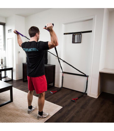 CROSSOVER SYMMETRY : PACK EPAULE : SANGLES DE RESISTANCE + 4 SANGLES RACK A SQUAT