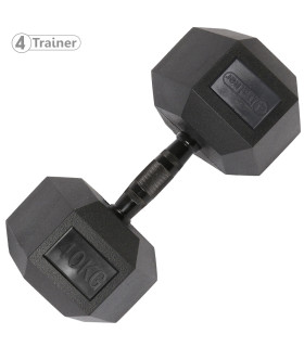 Haltère Hexagonale BL4CK 40KG - 4TRAINER