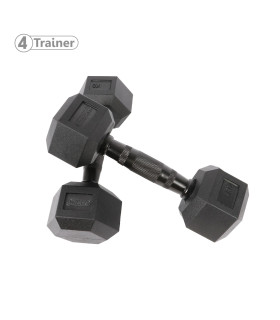 Haltère Hexagonale à l'unité BL4CK 1KG - 4TRAINER