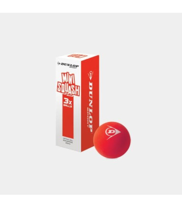 Balles mini squash Fun Rouge