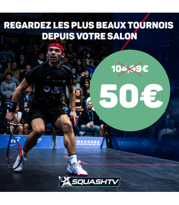 ABONNEMENT SQUASH TV 1 AN