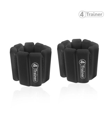 Bandes Lestées Silicone - Noir - 2 x 0,5kg - 4TRAINER