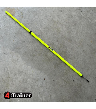 PIQUETS SLALOM TELESCOPIQUES - Pointe Acier Jaune - LOT DE 6 - 1m à 1,80m - 4TRAINER