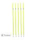PIQUETS SLALOM - Pointe Acier Jaune - LOT DE 5 - 180cm - 4TRAINER