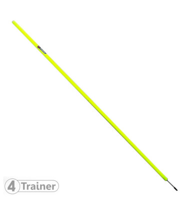 PIQUETS SLALOM - Pointe Acier Jaune - LOT DE 5 - 180cm - 4TRAINER