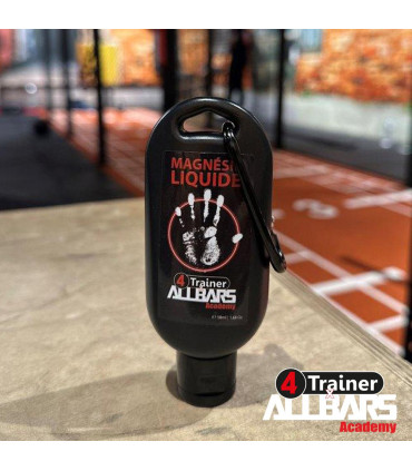 MAGNÉSIE LIQUIDE - Tube 50 ml avec mousqueton - 4TRAINER x ALLBARS