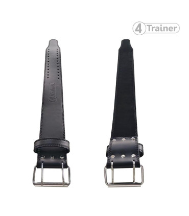 Ceinture de Force en Cuir - HALTÉROPHILIE - 4TRAINER
