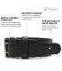 Ceinture de Force en Cuir - HALTÉROPHILIE - 4TRAINER