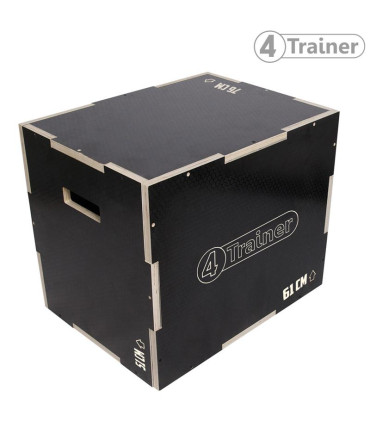PLYOBOX 3 en 1 - Surface Anti-Dérapante - 4TRAINER