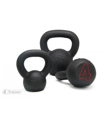 Kettlebell 48KG - BL4CK IRON - 4TRAINER