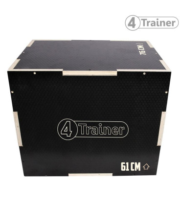 PLYOBOX 3 en 1 - Surface Anti-Dérapante - 4TRAINER