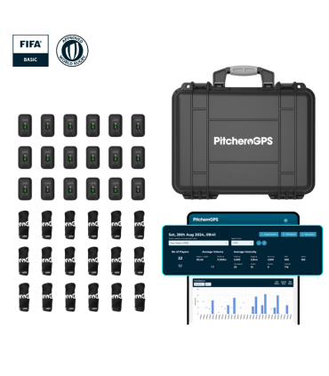 GPS PITCHERO - Pack Équipe - 30GPS - 1 an abo + Valise chargement