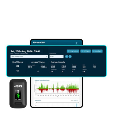 GPS PITCHERO - Pack Joueur Solo - 1 an d'abonnement offert - Brassard XXL
