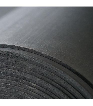 ROULEAU DE SOL - 10m x 1,25m - Épaisseur 6mm - Noir