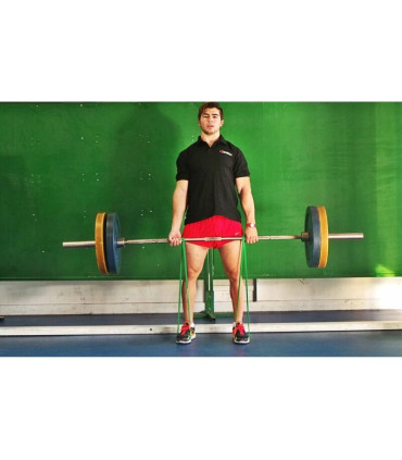 Mini Bande Elastique - Powerband Medium - Vert - 4TRAINER