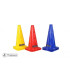 Balise x4 Multicolore - 30cm - Rouge, Jaune, Bleu - Percée 12 Trous - 4TRAINER