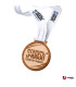 Médaille FFSquash en bois de Hêtre – 70mm