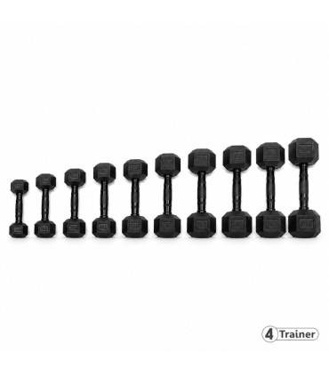 PACK HALTÈRES - 1 à 10KG - 10 Paires (1, 2, 3, 4, 5, 6, 7, 8, 9, 10kg)  - 4TRAINER