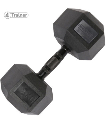 PACK HALTÈRES - 1 à 10KG avec Rack - 6 Paires (1, 3, 5, 7, 9, 10kg)  - 4TRAINER