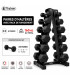 PACK HALTÈRES - 5 à 20KG avec Rack - 6 Paires (5, 10, 12.5, 15, 17.5, 20kg) - 4TRAINER