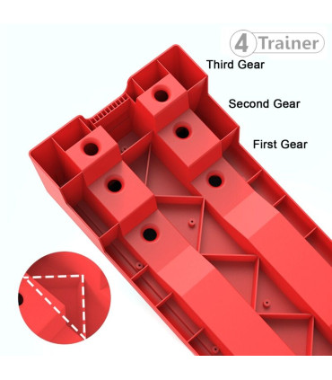 STEP FITNESS - Réglable 3 Hauteurs - 4TRAINER