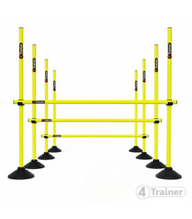 KIT PLIOMÉTRIE AJUSTABLE  - 9 Jalons Démontables 180cm - 4TRAINER