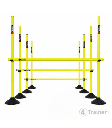 KIT PLIOMÉTRIE AJUSTABLE  - 9 Jalons Démontables 180cm - 4TRAINER