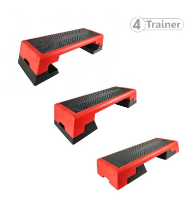 STEP FITNESS - Réglable 3 Hauteurs - 4TRAINER