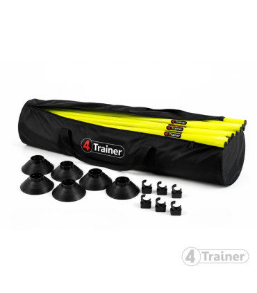 KIT PLIOMÉTRIE AJUSTABLE  - 9 Jalons Démontables 180cm - 4TRAINER
