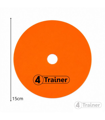 DISQUES DE MARQUAGE SOUPLES - Lot de 20 - 15cm - 2 Couleurs - 4TRAINER