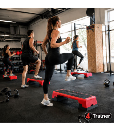 STEP FITNESS - Réglable 3 Hauteurs - 4TRAINER