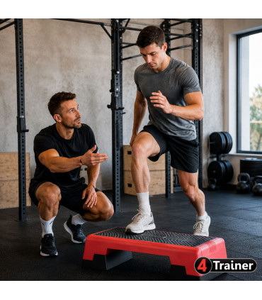 STEP FITNESS - Réglable 3 Hauteurs - 4TRAINER