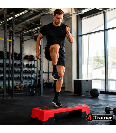 STEP FITNESS - Réglable 3 Hauteurs - 4TRAINER