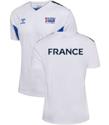 Maillot HMLAUTHENTIC FRANCE Blanc| FFSQUASH