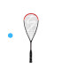 Raquette de squash Salming Cannone rouge et noire