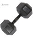 Haltère Hexagonale BL4CK 35KG - 4TRAINER