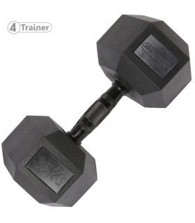 Haltère Hexagonale BL4CK 35KG - 4TRAINER