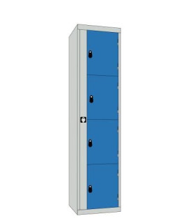ARMOIRE VISITABLE MULTICASES SUPERPOSEES 4 CASIERS SANS PIEDS