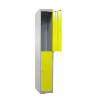 ARMOIRE/VESTIAIRE CLASSIQUES MULTICASES MONOBLOCS - 2 CASIERS SANS PIED