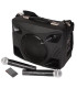 ENCEINTE SONO PORTABLE RECHARGEABLE AVEC LECTEUR USB, MP3, BLUETOOTH ET 2 MICROS UHF - LOTRONIC