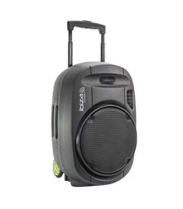 ENCEINTE SONO PORTABLE AUTONOME 15” - BLUETOOTH AVEC 2 MICROS - LOTRONIC