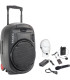 ENCEINTE SONO PORTABLE AUTONOME 12'' - BLUETOOTH AVEC 2 MICROS - LOTRONIC
