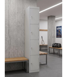 ARMOIRE/VESTIAIRE 4 CASIERS SANS PIEDS