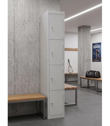 ARMOIRE/VESTIAIRE 4 CASIERS SANS PIEDS