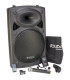 ENCEINTE SONO PORTABLE AUTONOME USB ET 2 MICROS VHF - LOTRONIC