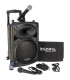 ENCEINTE SONO PORTABLE AUTONOME AVEC USB-MP3, REC, VOX, BLUETOOTH ET 2 MICROS - LOTRONIC