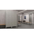 ARMOIRE/VESTIAIRE 16 CASIERS AVEC PIEDS