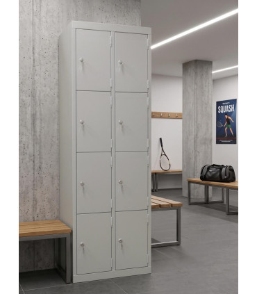 ARMOIRE/VESTIAIRE 8 CASIERS SANS PIEDS