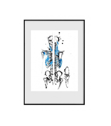 LOT DE 4 POSTER GANO - Muscles Inspiratoires / Pistol / Fascias / Dorsal - 4TRAINER